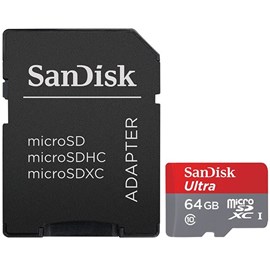 SanDisk SDSQUNC-064G-GN6MA Ultra 64GB microSDXC UHS-I C10 80MB Bellek Kartı