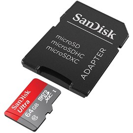 SanDisk SDSQUNC-064G-GN6MA Ultra 64GB microSDXC UHS-I C10 80MB Bellek Kartı