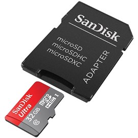 SanDisk SDSQUNC-032G-GN6MA Ultra 32GB microSDHC UHS-I C10 80MB Bellek Kartı