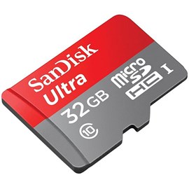 SanDisk SDSQUNC-032G-GN6MA Ultra 32GB microSDHC UHS-I C10 80MB Bellek Kartı