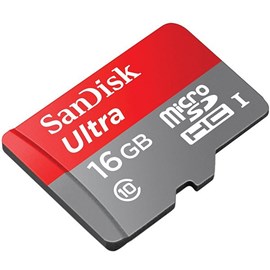 SanDisk SDSQUNC-016G-GN6MA Ultra 16GB  microSDHC UHS-I C10 80MB Bellek Kartı