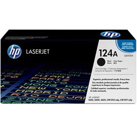 HP Q6000A 124A Siyah Orijinal LaserJet Toner 1600 2600 2605 CM1017