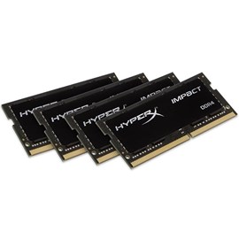 HyperX HX424S15IBK4/32 Impact 32GB (4x8GB) DDR4 2400MHz CL15 SODIMM Quad Kit