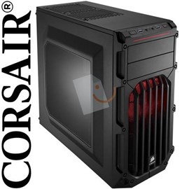 Corsair CC-9011052-650VS Carbide Series SPEC-03 Red LED Mid-Tower 650W Siyah Kasa