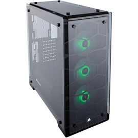 Corsair CC-9011098-WW Crystal Serisi 570X RGB Mid-Tower PSUsuz ATX Siyah Kasa