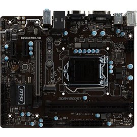 MSI B250M PRO-VD DDR4 M.2 DVI D-Sub 16x Lga1151 mATX