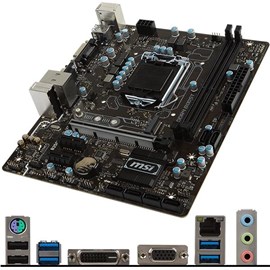 MSI B250M PRO-VD DDR4 M.2 DVI D-Sub 16x Lga1151 mATX