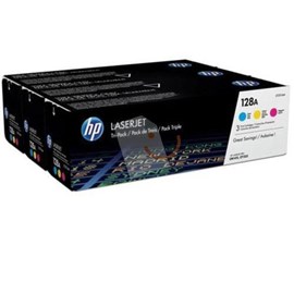 HP 128A CF371AM Mavi Kırmızı Sarı Toner 3 Lü Paket 