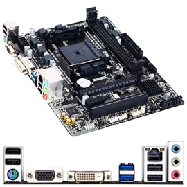 Gigabyte GA-F2A68HM-DS2 DDR3 2133MHz DVI Vga 16x FM2+ mAtx 