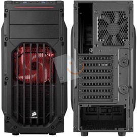 Corsair CC-9011052-650VS Carbide Series SPEC-03 Red LED Mid-Tower 650W Siyah Kasa