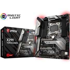 MSI X299 TOMAHAWK DDR4 Optane M.2 U.2 16x Lga2066