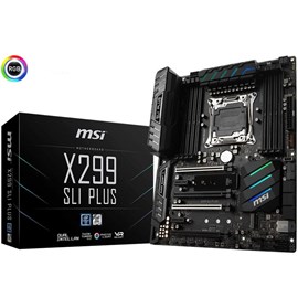 MSI X299 SLI PLUS DDR4 Optane M.2 U.2 16x Lga2066