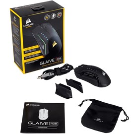 Corsair CH-9302011-EU GLAIVE RGB FPS Optik Gaming Mouse - Siyah