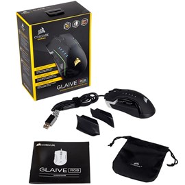 Corsair CH-9302111-EU GLAIVE RGB FPS Optik Gaming Mouse - Alüminyum