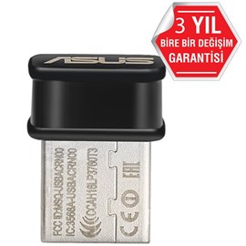 Asus USB-AC53 Nano AC1200 Çift Bant 802.11ac Usb Kablosuz Ağ Adaptörü