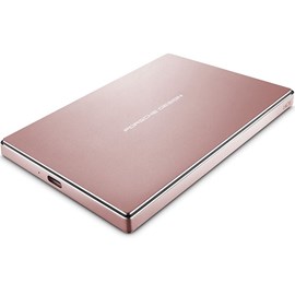 LaCie STFD2000406 Porsche Design Mobil Sürücü Rose Gold P'9223 2TB Alüminyum USB-C 3.1 2.5 Harici Disk