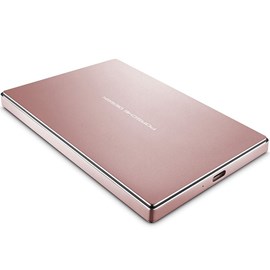 LaCie STFD2000406 Porsche Design Mobil Sürücü Rose Gold P'9223 2TB Alüminyum USB-C 3.1 2.5 Harici Disk