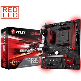 MSI B350M GAMING PRO DDR4 M.2 HDMI DVI Led 16x Ryzen AM4 mATX