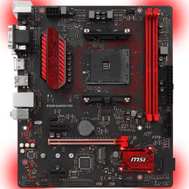 MSI B350M GAMING PRO DDR4 M.2 HDMI DVI Led 16x Ryzen AM4 mATX