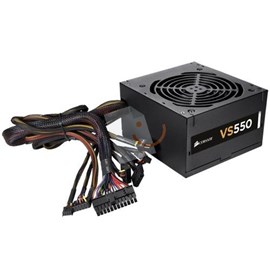 Corsair CP-9020097-EU VS Serisi VS550 80+ 550Watt 120mm Fanlı Psu