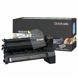 Lexmark 15G041Y Sarı Toner C752 C760 X752E X762E