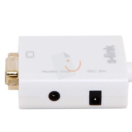 S-Link SL-MUV13 Micro Usb to VGA Audio Çevirici