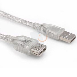 S-Link SL-AF2005 Usb 2.0 Şeffaf Uzatma Kablosu 5 Metre 