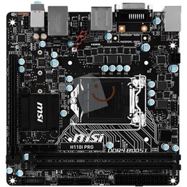 MSI H110I PRO DDR4 M.2 HDMI DVI 16x Lga1151 Mini-ITX