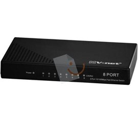 V-net 0108-PB 8 Port 10/100 Fast Ethernet Switch