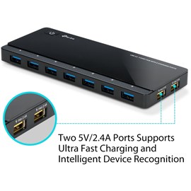 TP-LINK UH720 2 Şarj Portlu USB 3.0 7-Portlu Hub