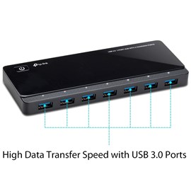 TP-LINK UH720 2 Şarj Portlu USB 3.0 7-Portlu Hub