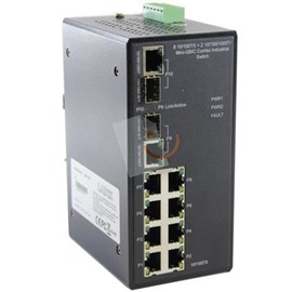 LADOX LD-1710 8X10/100 + 2XG TP/SFP  Industrial Switch