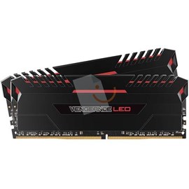 Corsair CMU16GX4M2C3200C16R Vengeance Led Red 16GB (2x8GB) DDR4 3200MHz C16 XMP Dual Kit