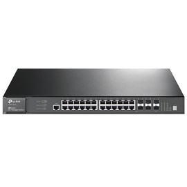 TP-LINK T3700G-28TQ JetStream 28-Port Gigabit Stackable L3 Yönetilebilir Switch