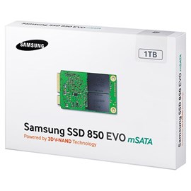 Samsung MZ-M5E1T0BW 850 EVO mSATA 1TB SSD 540Mb/520Mb