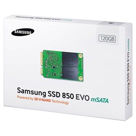 Samsung MZ-M5E120BW 850 EVO mSATA 120GB SSD 540Mb/520Mb