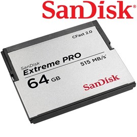 SanDisk SDCFSP-064G-G46 Extreme PRO CFast 2.0 64GB Bellek Kartı 240MB/515MB