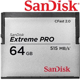 SanDisk SDCFSP-064G-G46 Extreme PRO CFast 2.0 64GB Bellek Kartı 240MB/515MB