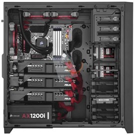 Corsair CC-9011035-WW Obsidian Series 750D Full Tower Siyah Pencereli Panel PSUsuz Kasa