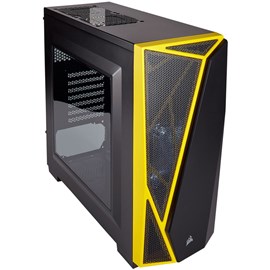 Corsair CC-9020118-EU Carbide Serisi Champ SPEC-04 600W Pencereli Mid-Tower ATX Siyah/Sarı Kasa