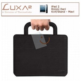 LUXA2 Rimini LX-LHA0045-A  iPad 2 Deri Kılıf/Stand - Mavi