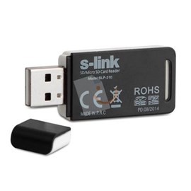 S-Link SLP-310 Usb 2.0 Siyah Çoklu Kart Okuyucu 