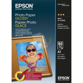 Epson C13S042537 Parlak Fotoğraf Kağıdı A3 50 Adet