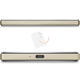 LaCie STFD2000403 Porsche Design Mobil Sürücü Gold P'9223 2TB Alüminyum USB-C 3.1 2.5 Harici Disk