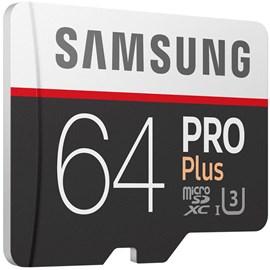 Samsung MB-MD64GA/EU PRO Plus 64GB microSDHC UHS-I U3 Sınıf 10 100MB Bellek Kartı