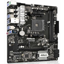 Asrock AB350M Ryzen AM4 DDR4 M.2 Usb 3.1 mATX