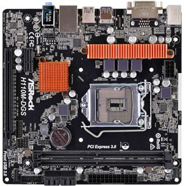 Asrock H110M-DGS R3.0 H110 DDR4 DVI Usb 3.1 Lga1151 mAtx