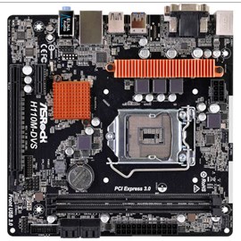 Asrock H110M-DVS R3.0 H110 DDR4 DVI Vga Usb 3.1 Lga1151 mATX