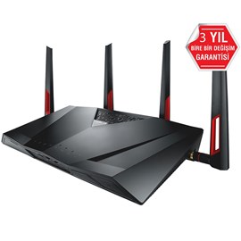 Asus DSL-AC88U AC3100 Çift-Bant ADSL/VDSL Gigabit Kablosuz Modem Router