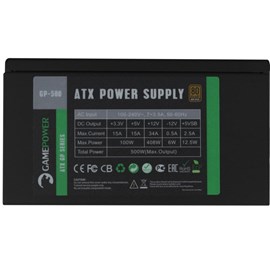 Gamepower GP-500 APFC 14CM 80+ Bronz 500W Psu